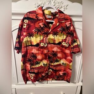 Ron Jon Red Hawaiian Shirt for Men